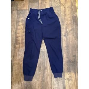 FIGS Technical Collection Navy Blue Scrub Jogger Pants Womens XS Pockets